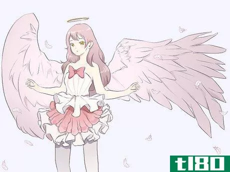 Image titled Draw Anime Wings Step 9