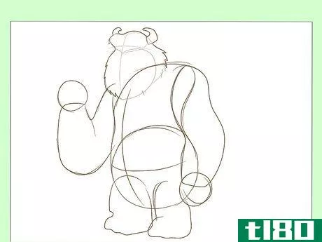 Image titled Draw Sully from Monster's Inc Step 4