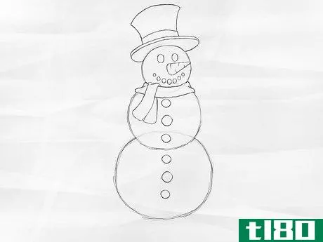 Image titled Draw a Snowman Step 5