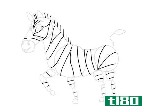 Image titled Draw a Zebra Step 9