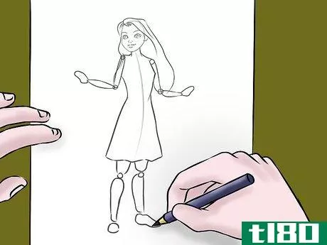 Image titled Draw Barbie Step 6