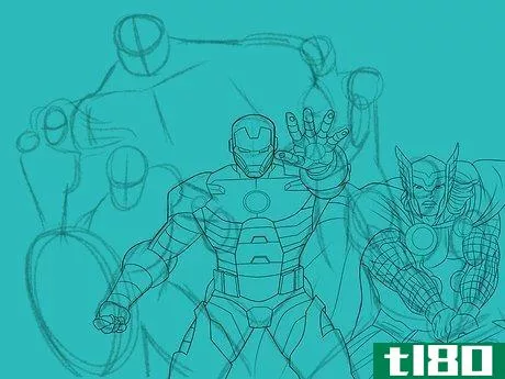 Image titled Draw the Avengers Step 8
