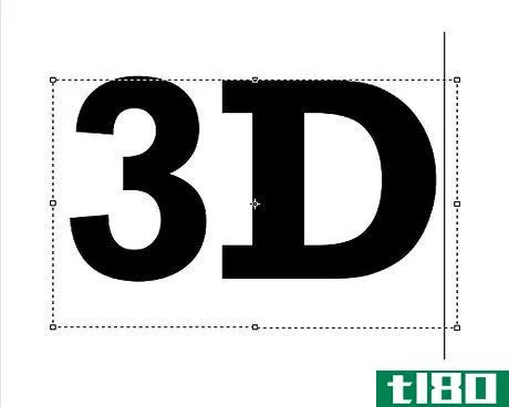 Image titled Draw 3D Letters Step 1