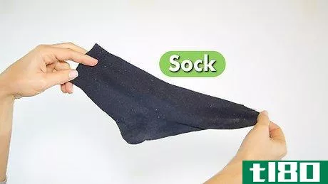 Image titled Do a Sock Bun Step 1