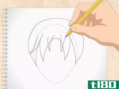 Image titled Draw Manga Hair Step 5