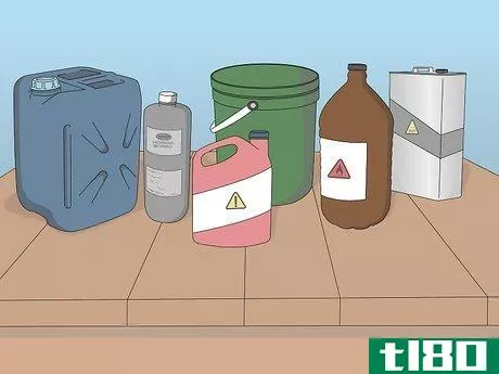 如何处理易燃容器(dispose of flammable containers)