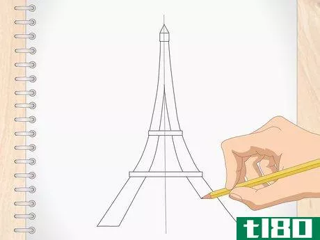 Image titled Draw the Eiffel Tower Step 6