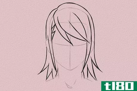 Image titled Draw Anime Hair Step 11