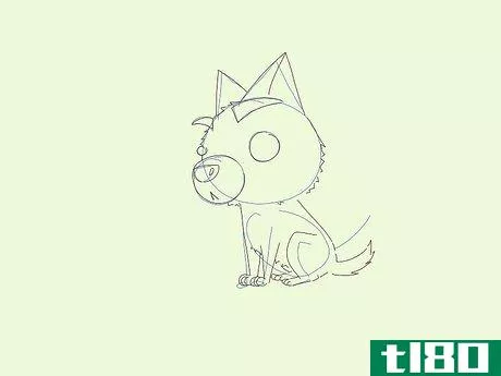 Image titled Draw a Cartoon Dog Step 5