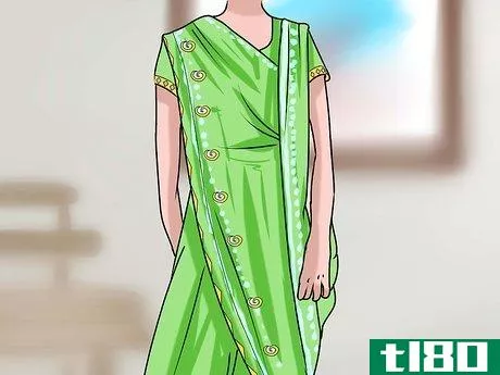 Image titled Dress in a Ghagra Choli (Indian Dress) Step 10