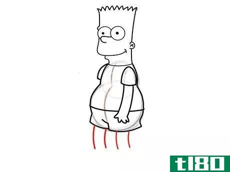 Image titled Draw Bart Simpson Step 26