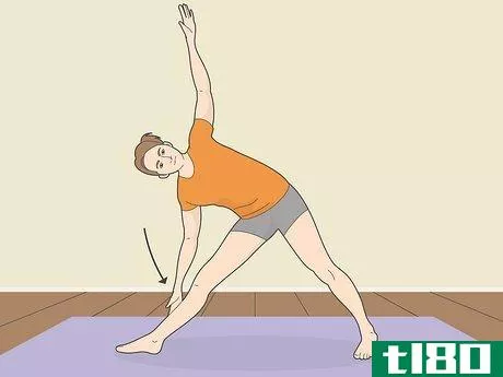 Image titled Do the Triangle Pose in Yoga Step 6