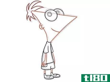 Image titled Draw Phineas Flynn from Phineas and Ferb Step 18