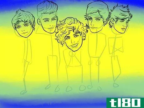 Image titled Draw One Direction Step 12