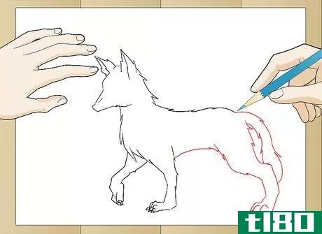Image titled Draw a Realistic Wolf Step 7