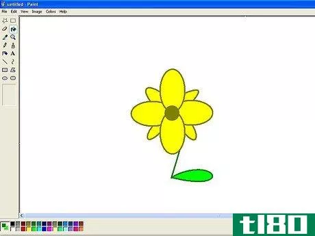Image titled Draw a Flower in Microsoft Paint Step 16