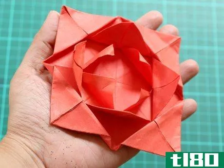 Image titled Fold a Simple Origami Flower Step 12