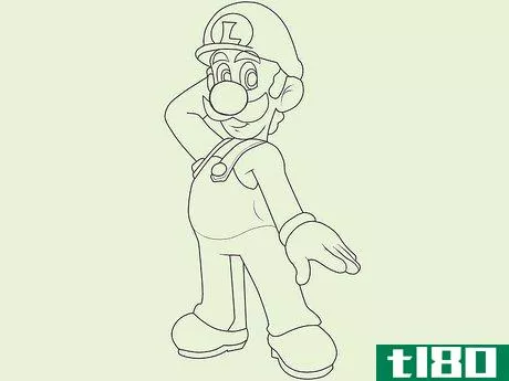 Image titled Draw Mario and Luigi Step 11