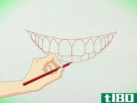 Image titled Draw Teeth Step 9