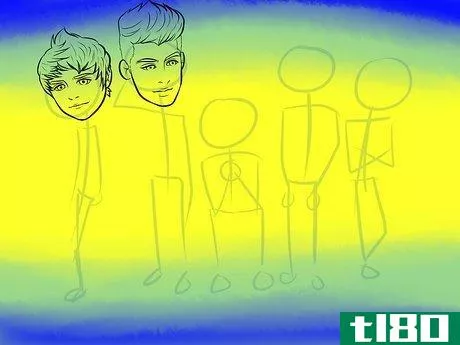 Image titled Draw One Direction Step 6