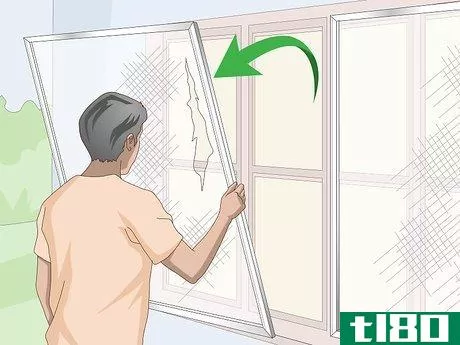 如何修理窗纱(fix a window screen)