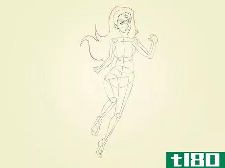 Image titled Draw Wonder Woman Step 14