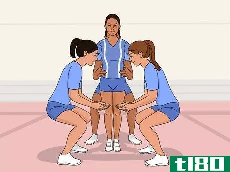 Image titled Do a Cheerleading Tic Toc Step 1