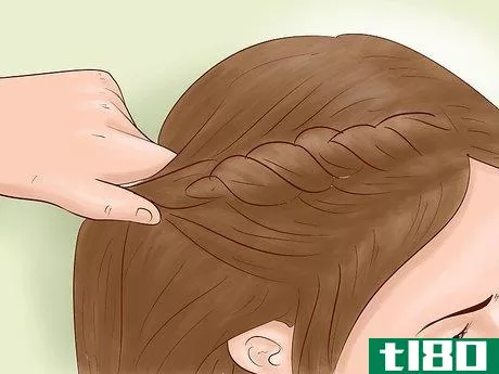 Image titled Do a Braided Flower Crown Hairstyle Step 3