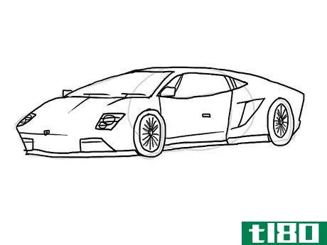 Image titled Draw a Lamborghini Step 9