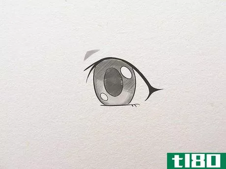 Image titled Draw Simple Anime Eyes Step 7