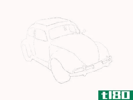 Image titled Draw Herbie the Love Bug Step 1
