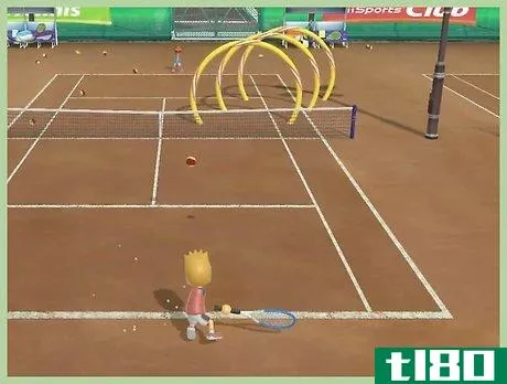 Image titled Do a Fast Ball in Tennis in Wii Sports Step 5