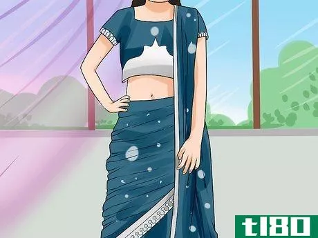 Image titled Dress in a Ghagra Choli (Indian Dress) Step 11