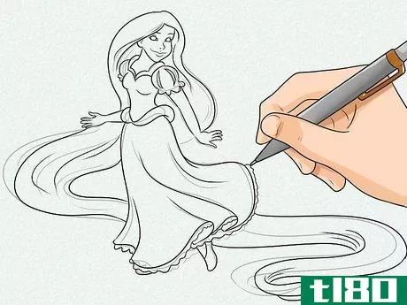 Image titled Draw Rapunzel Step 6