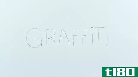 如何画涂鸦字母(draw graffiti letters)