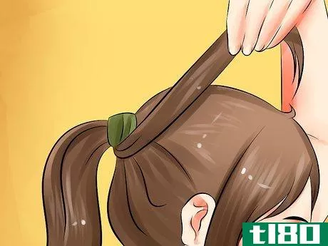 Image titled Do a Neat Middle Height Ponytail Step 10