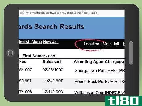 Image titled Find out if Someone Is in Jail in Williamson County, Texas Step 6