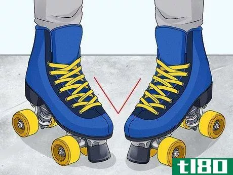 Image titled Do Tricks on Roller Skates Step 1