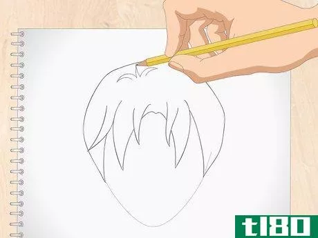 Image titled Draw Manga Hair Step 6