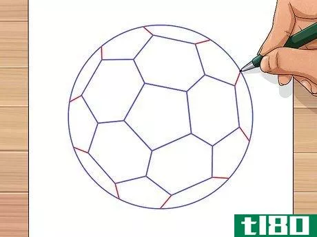 Image titled Draw a Soccer Ball Step 30