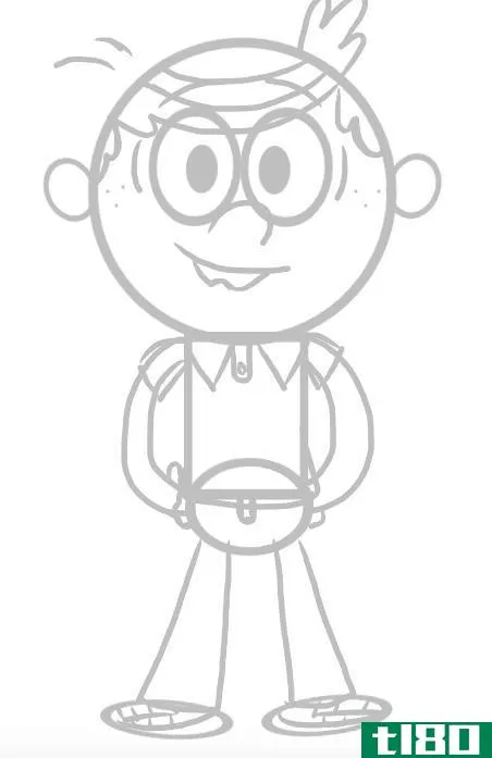 Image titled How to Draw Lincoln Loud from The Loud House Step 7.png