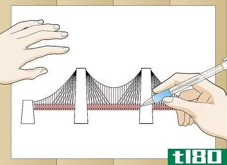 Image titled Draw Suspension Bridges Step 7