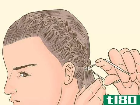 Image titled French Braid Short Hair Step 10