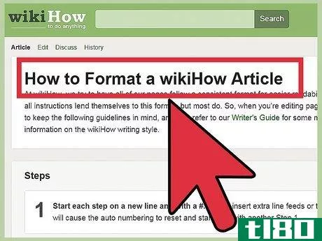 Image titled Edit a wikiHow Page Step 3