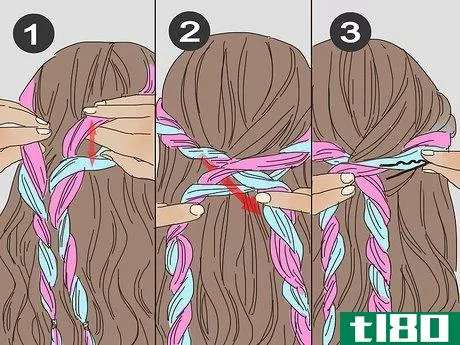 Image titled Do a Twisted Crown Hairstyle Step 19