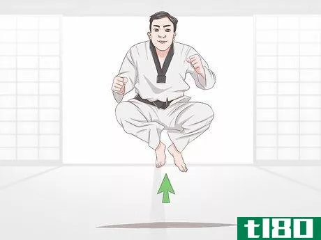 Image titled Execute Jump Kicks (Twio Chagi) in Taekwondo Step 51