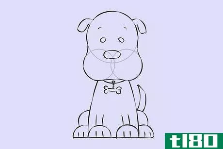 Image titled Draw a Cartoon Dog Step 8
