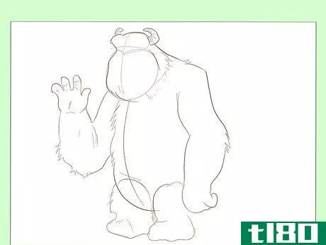 Image titled Draw Sully from Monster's Inc Step 6
