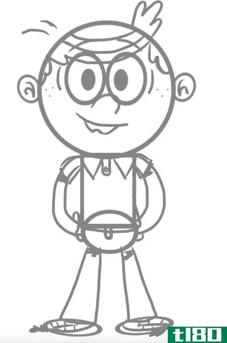 Image titled How to Draw Lincoln Loud from The Loud House Step 8.png
