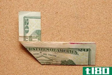 Image titled Fold a $20 Bill Into a Picture of the Twin Towers Step 2